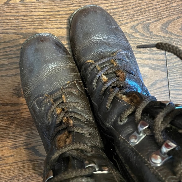 Pajar brown vintage lace up boots - Picture 2 of 3